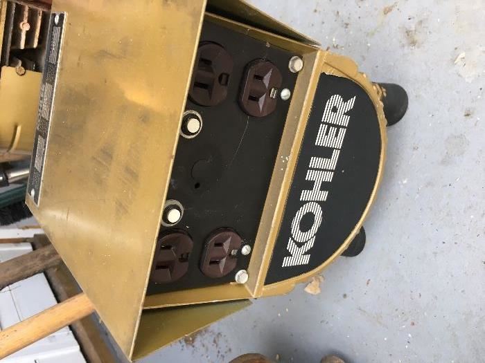 KOHLER generator with 4 outlets