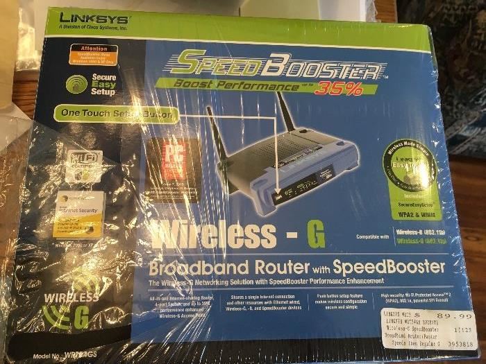 Linksys wireless router, new in box