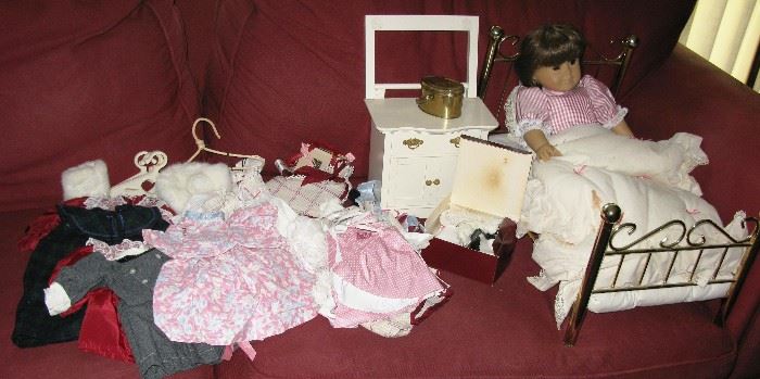 American Girl doll with accessories 