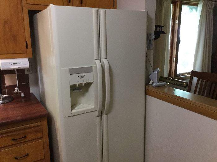 Almond Frigidaire Refrigerator 