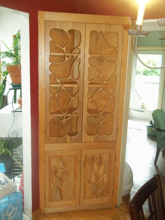 unbelievable handmade custom wood cabinet