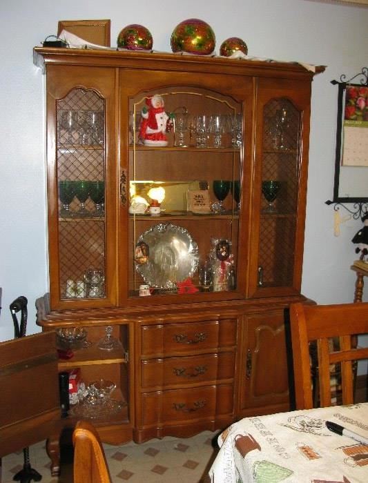 maple china cabinet BUY IT NOW $ 165.00