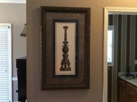 Lots of beautiful framed pictures and art