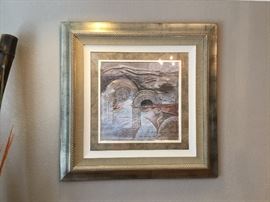 Lots of beautiful framed pictures and art