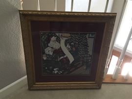 Lots of beautiful framed pictures and art