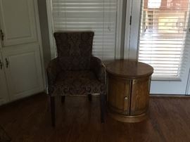 Chair & side table