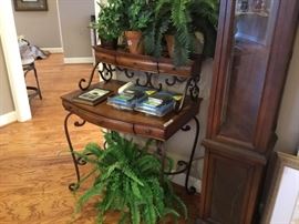 Love this desk & we have lots of greenery!