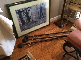 Drapery rods, more home decor