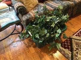 Bin full of greenery