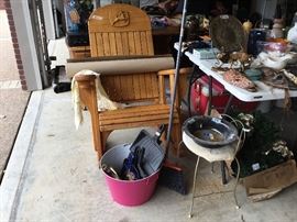 Garage - great Adirondack rocker - fits large large people 