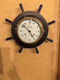 ship wheel clock