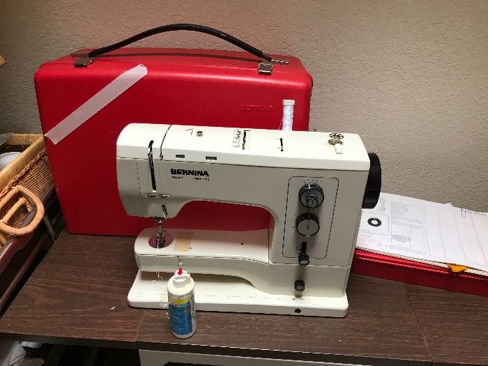 Bernina sewing machine with extras.  