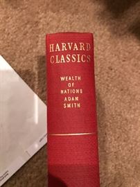 Complete set of Harvard classics boods