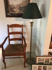 Floor Lamp by Dining Room chair