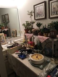 Collection of Faux Plants, Bathroom articles & Pictures