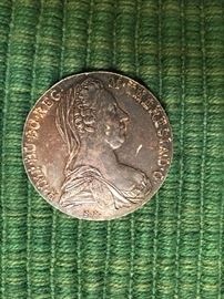 Maria Theresa Thaler Silver Bullion Coin (see History Posted at sale)