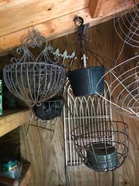 Iron Baskets & Decorations