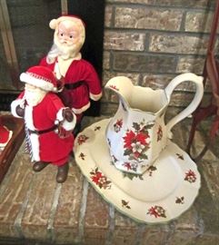 Santa and Christmas serving pieces