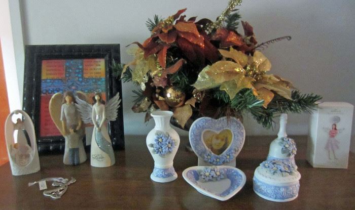 Angels in the mist (or on the chest) and other ceramic decorations