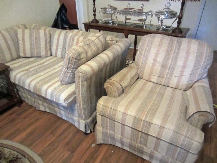 Matching loveseat and chair (and sofa)