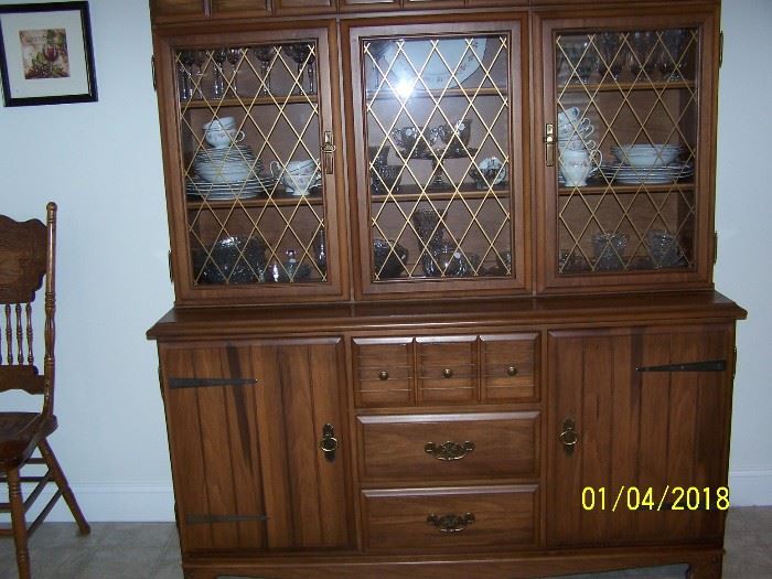 China Hutch, unusual design and not the ordinary.
