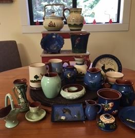 Assortment or Torquay/Motto Ware pottery