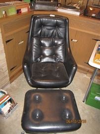 Overman Chair and ottoman