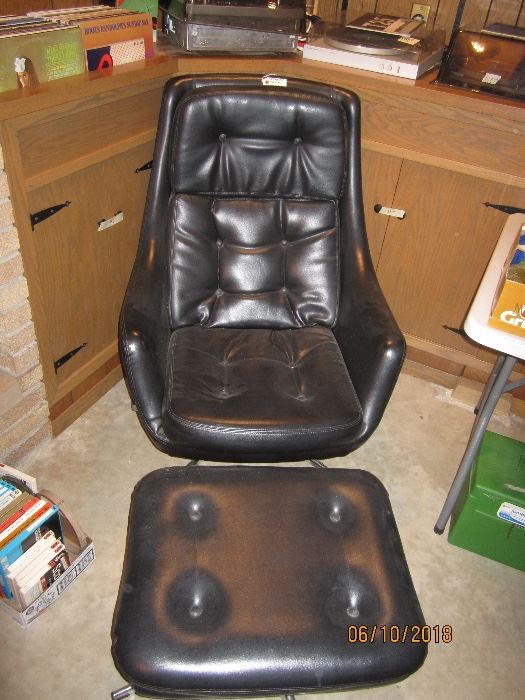 Overman Chair and ottoman