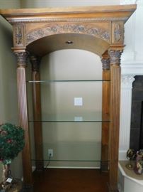 Lighted Open Curio  8.5 x 3.5 Foot 