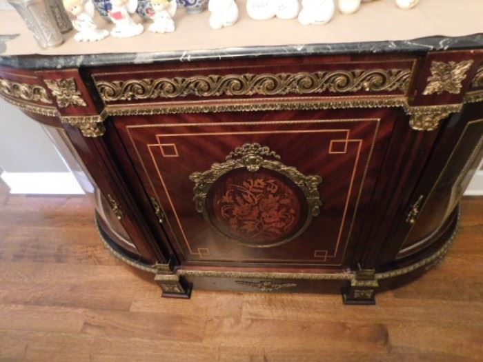 Marble Top Server  5 '9 by 3'4 foot 