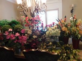 Faux Floral Arrangments 