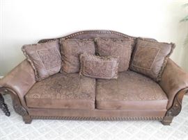 Ashley Sofa  in Truffle 7 Foot 