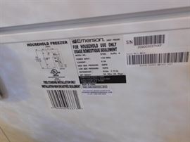 Emerson Small Chest Deep Freezer model CF 353
