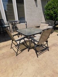 Patio Set with 4 chairs 
