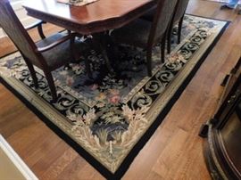 Oriental hand woven rug 10 x 7 