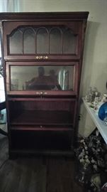 Lawyer book case with glass doors