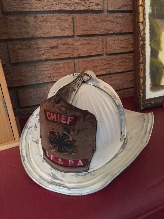 Vintage Chief's helmet