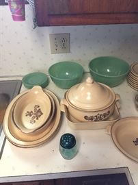 Jadeite bowls in background