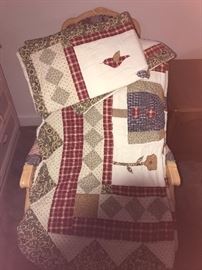 HUGE COLLECTION OF HAND-CRAFTED QUILTS (ALL SIZES)
