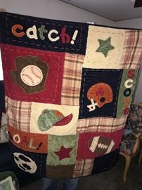 HUGE COLLECTION OF HAND-CRAFTED QUILTS (ALL SIZES)