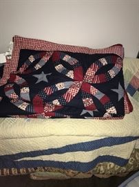 HUGE COLLECTION OF HAND-CRAFTED QUILTS (ALL SIZES)