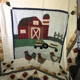 HUGE COLLECTION OF HAND-CRAFTED QUILTS (ALL SIZES)