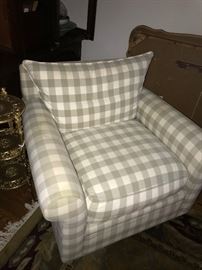 PLAID CHAIR-2 AVAILABLE