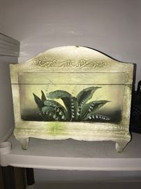 WOODEN PAINTED BOX