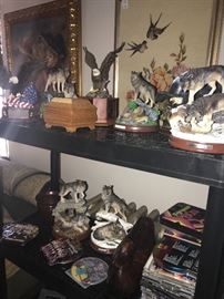 EAGLES AND WOLF / WOLVES COLLECTIBLE FIGURINES