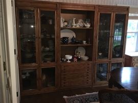Very large 3 part china cabinet. Amazing storage!!