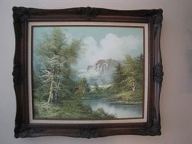 Textured oil on canvas