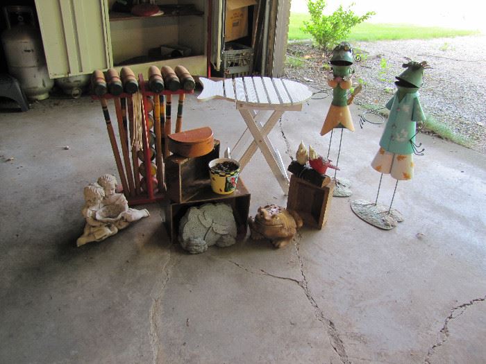 Croquet, and other yard and garden items