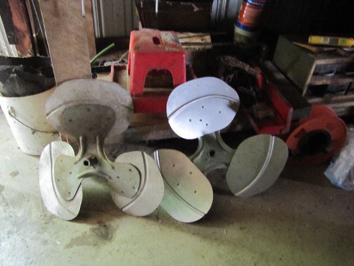 Large fan blades for repurposing