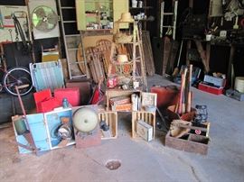Items in the garage